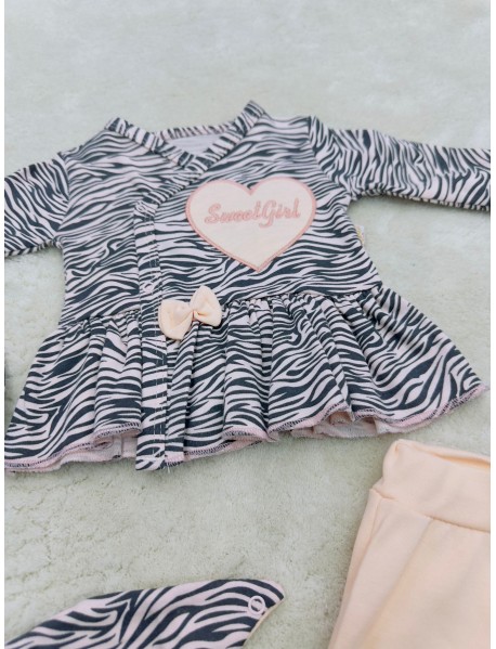 Leopar Desenli Sweet Girl 5'li Set